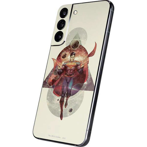 DC Comics Superman Galaxy Flying Galaxy S22 Plus Skin